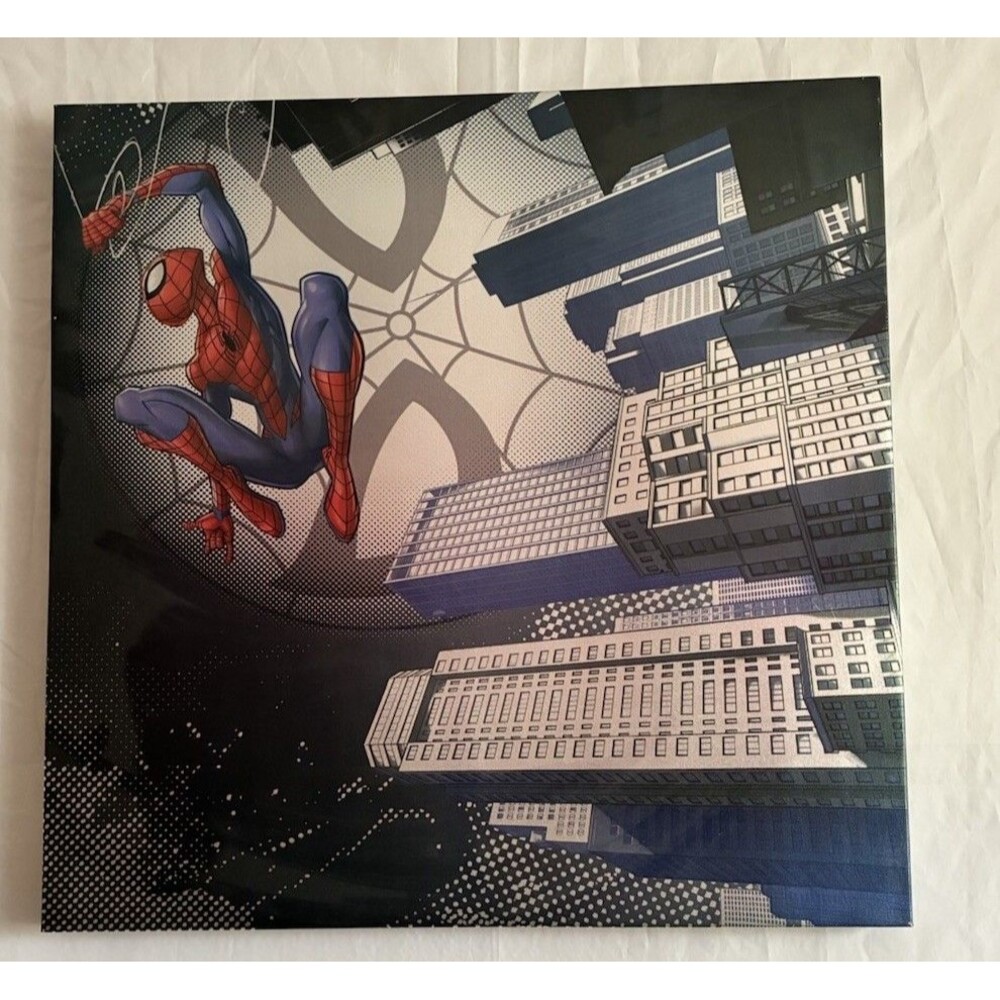 Marvel Spider-Man Canvas Wall Art Large Comic Style Decor Superhero Room
